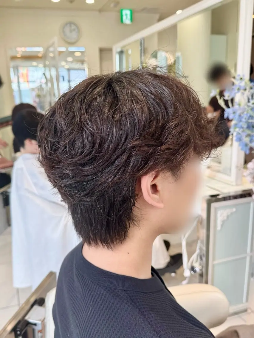 パーマ メンズ 【𝐀𝐬𝐡-池袋 】ひな💭🎀のヘアスタイル