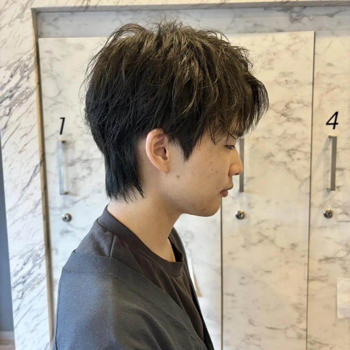 メンズ マッシュウルフ マッシュ メンズウルフカット ウルフカット カット 菅原流星🌟カット/ メンズ/メンズパーマのヘアスタイル