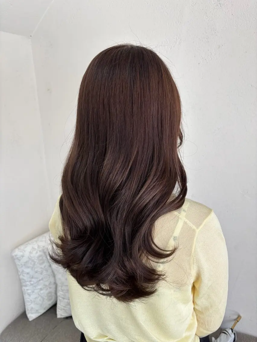 セミロング レイヤーカット カット ヘアカラー 草津駅近｜MAYA ｜髪質改善カラー✨のヘアスタイル