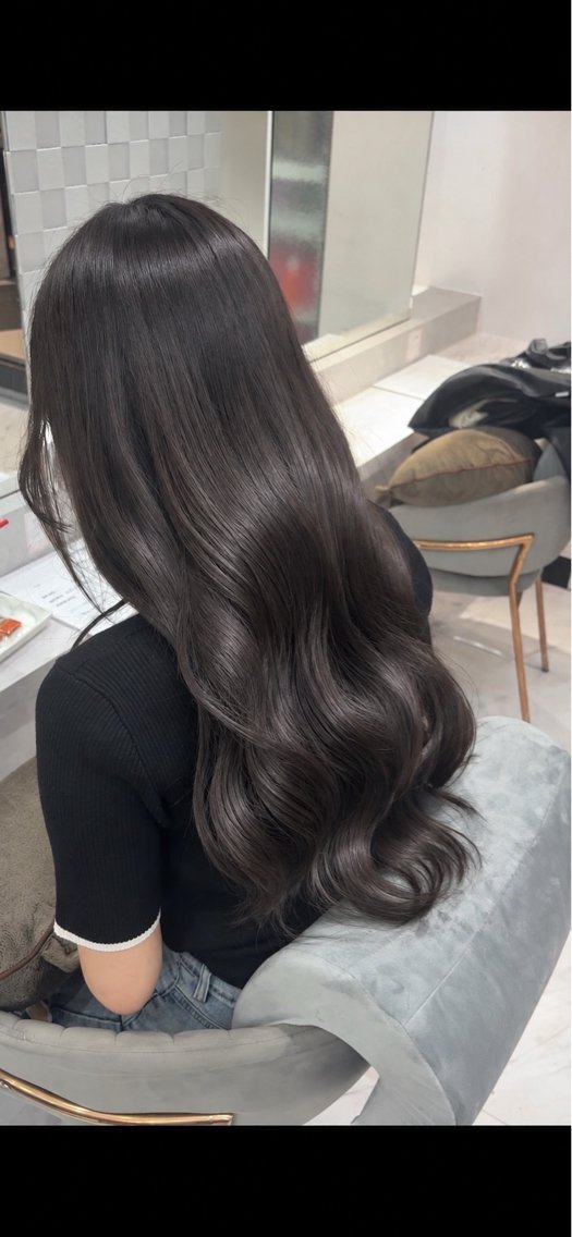 ロング カラー ヘアカラー トリートメント 透明感カラー/ 髪質改善/reikaのヘアスタイル
