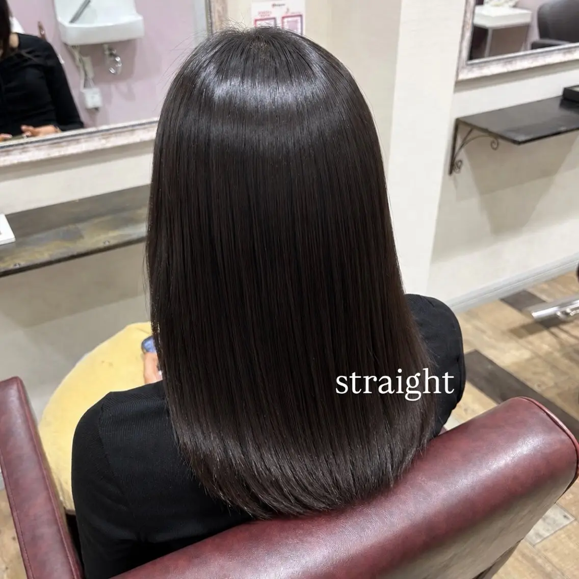 カット 縮毛矯正 淡色┊︎ナチュラル 🧁奈那美🧁*.゜のヘアスタイル