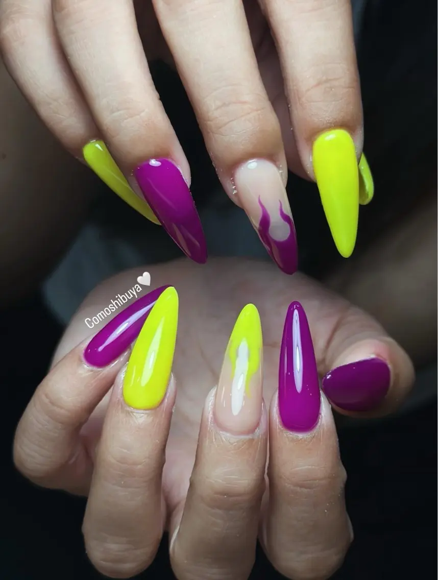 ネイル 韓国ネイル シンプルネイル ワンホンネイル ハンドネイル CoMo Nailのネイルデザイン