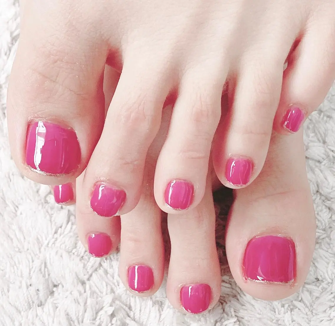 ご新規様Foot🐾 【オフあり】5500円‼️ワンカラーorラメグラデーション💅🏼の写真