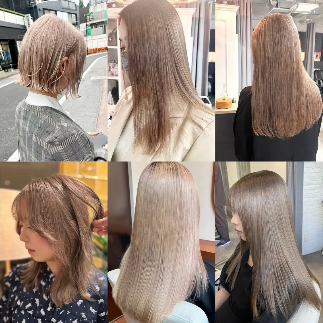 セミロング カラー カット ヘアカラー トリートメント ボブ& 髪質改善FUMIYAのヘアスタイル