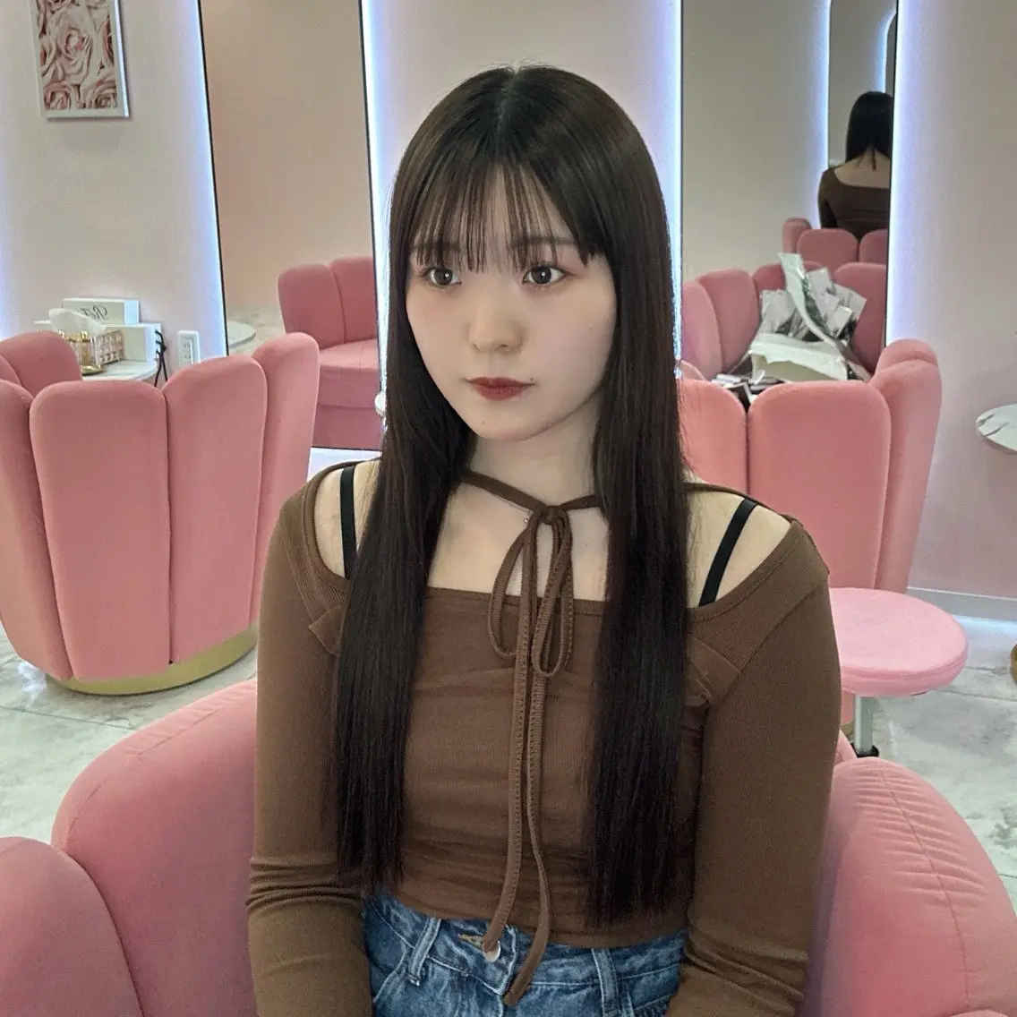 ロング エクステ カット エクステ シールエクステの女神 🍑Momo🍑のヘアスタイル