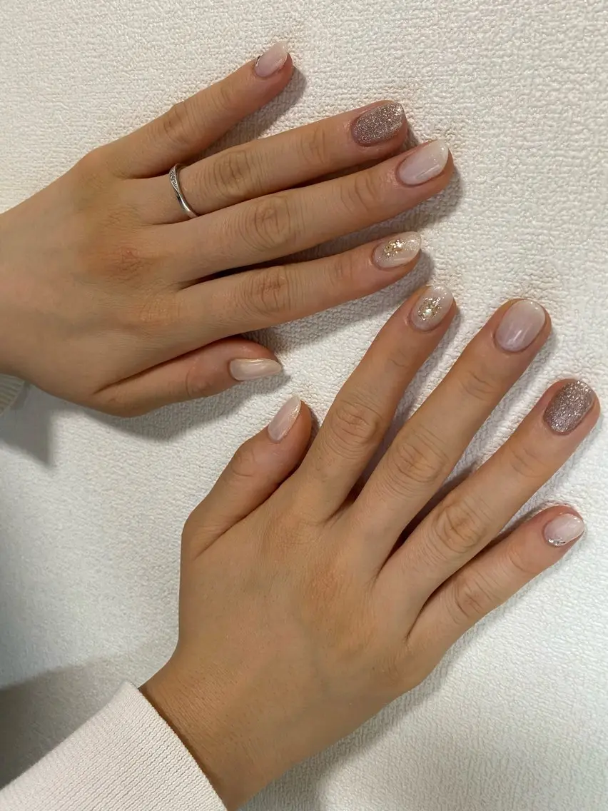 ネイル シンプルネイル ハンドネイル 自宅サロン FeelFreeのネイルデザイン