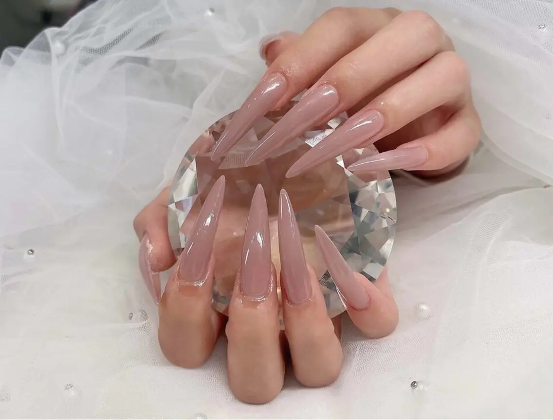 🔥10%OFF🔥　【10本長さ出し】ワンカラorラメ💅の写真
