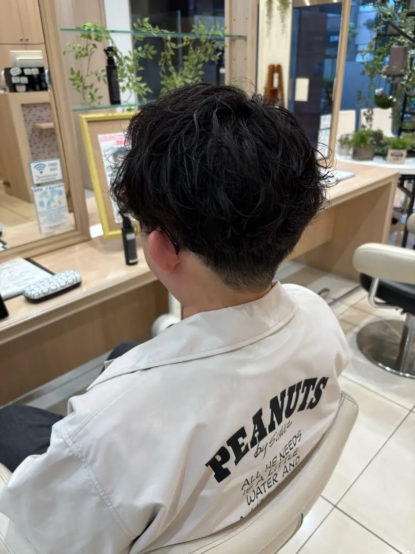 パーマ カット パーマ 片野 友椰のヘアスタイル