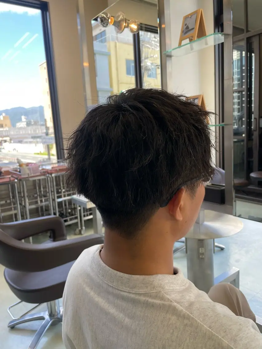 パーマ メンズ メンズパーマ 刈り上げ ✨似合わせ特化美容師 WILL上村　拳吾のヘアスタイル