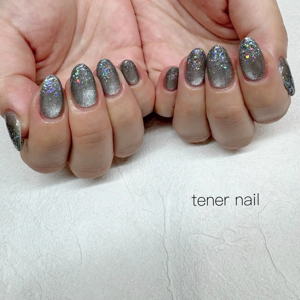ネイル ホログラムネイル キラキラネイル ラメ(グリッター) マグネットネイル ハンドネイル テネルネイル tener nailのネイルデザイン