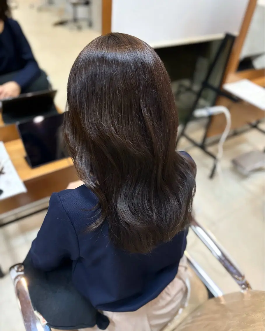 ロング レイヤーカット 望月 星来のヘアスタイル