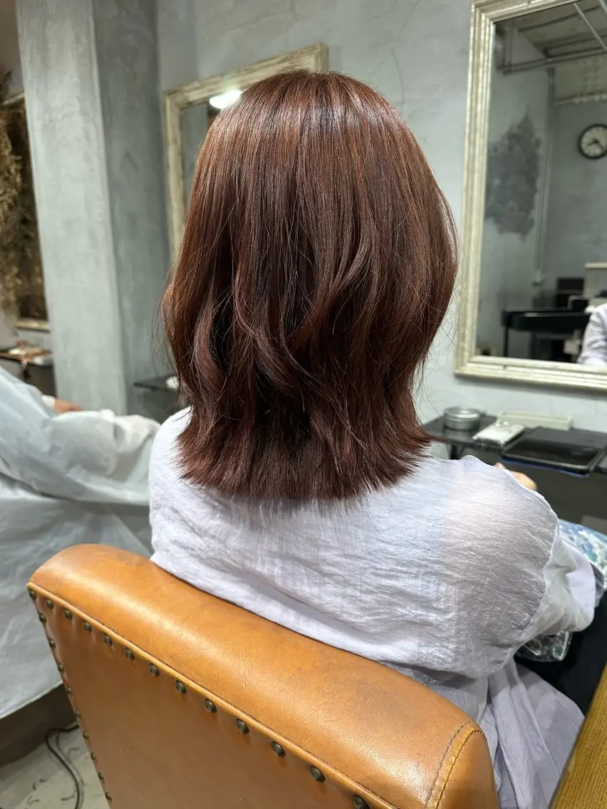 ミディアム カラー カット ヘアカラー トリートメント goen/ カミムラシュウヘイのヘアスタイル