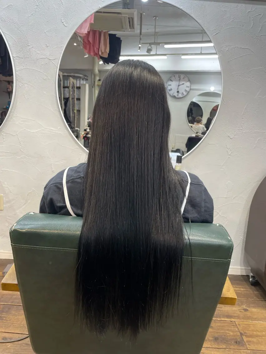 ロング 縮毛矯正 高橋 ユウタのヘアスタイル