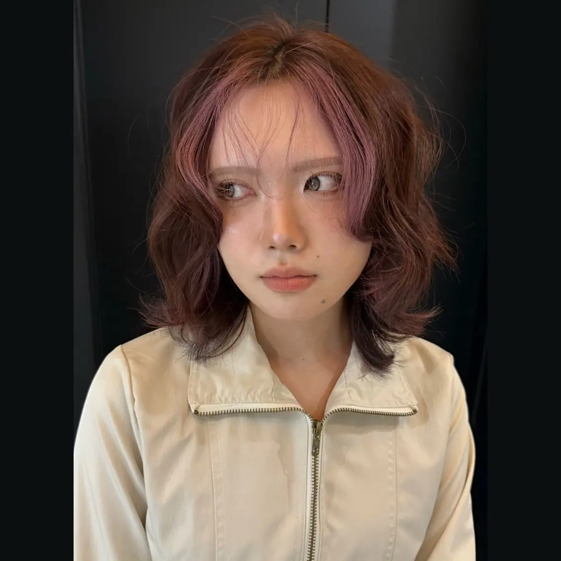 Kaho 心斎橋カラーモデルのヘアスタイル