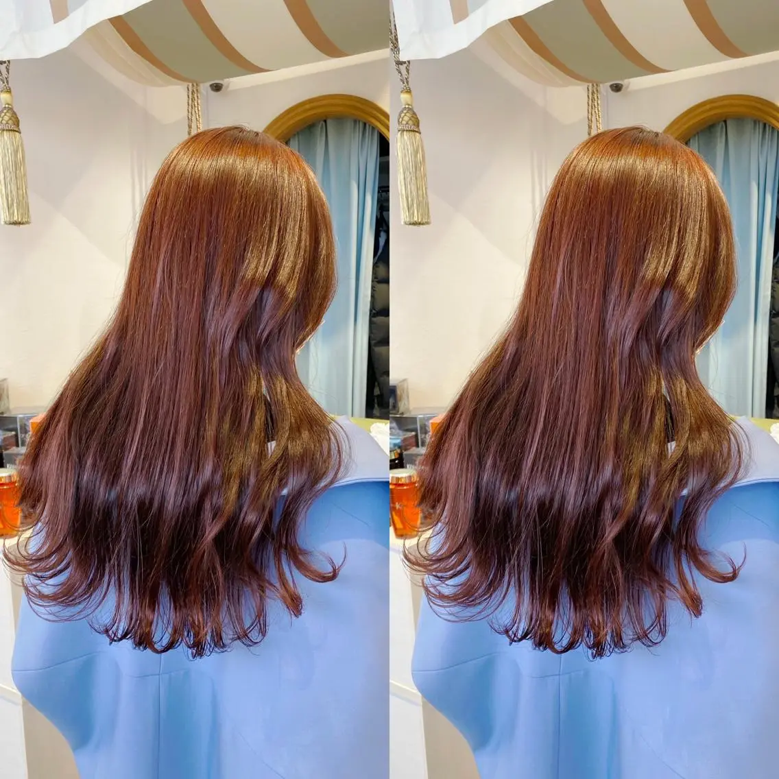 ロング カット ヘアカラー トリートメント レイヤーカット /透明感カラー西田のヘアスタイル