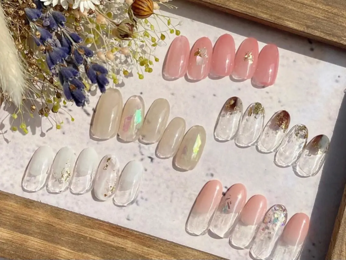 ネイル アートネイル シンプルネイル ハンドネイル nail salon アトリエBONOのネイルデザイン