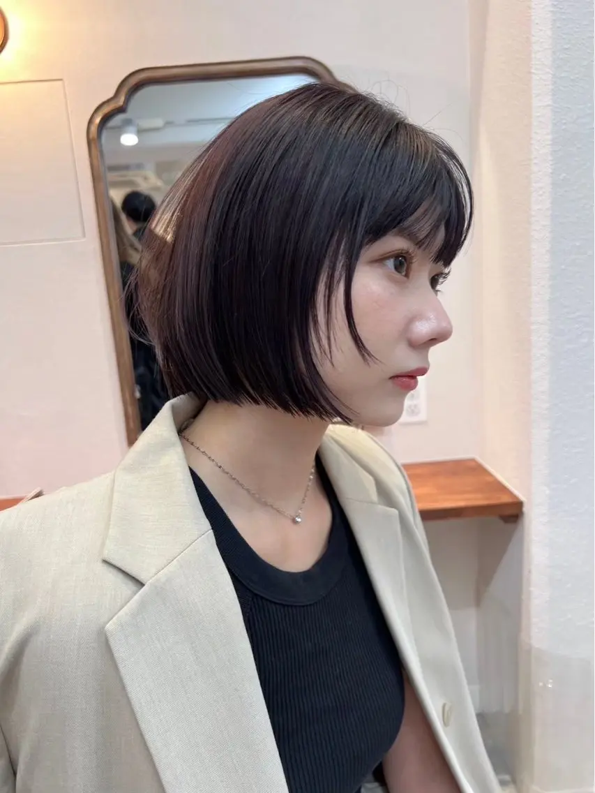 ショート 小林 美月  透明感カラーのヘアスタイル