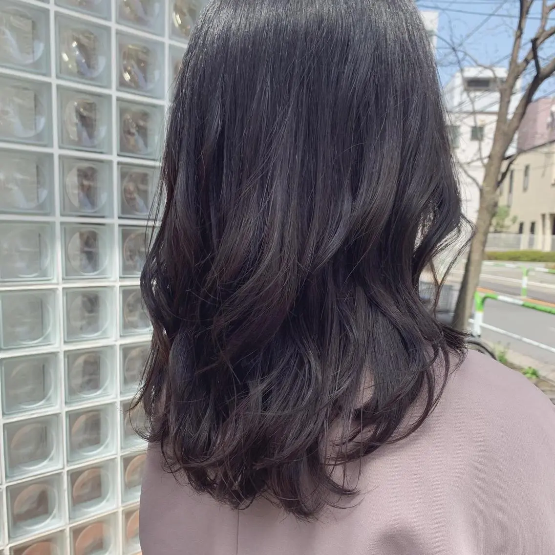 ロング カラー ディープラベンダー ラベンダーカラー ヘアカラー ayaka 大宮のヘアスタイル