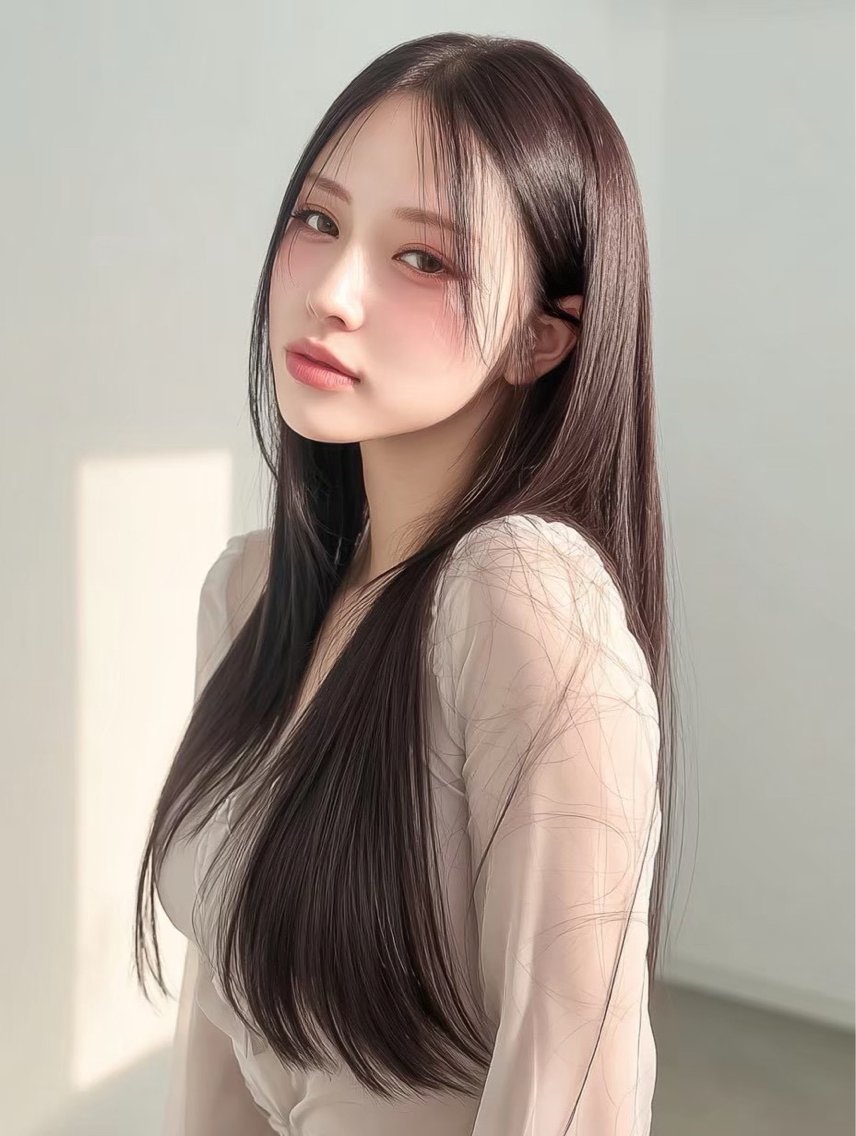 ロング 庄司 愛奈香のヘアスタイル