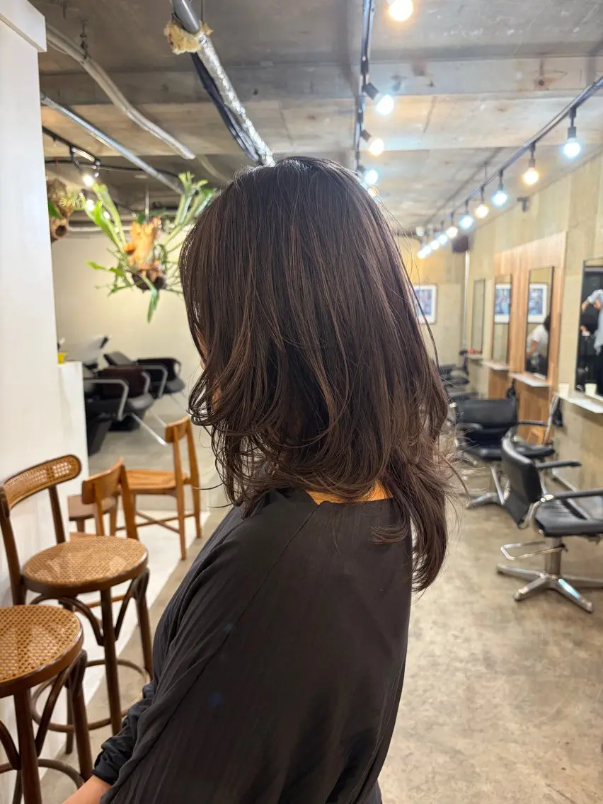 ロング カラー ヘアカラー 尾藤 浩一のヘアスタイル