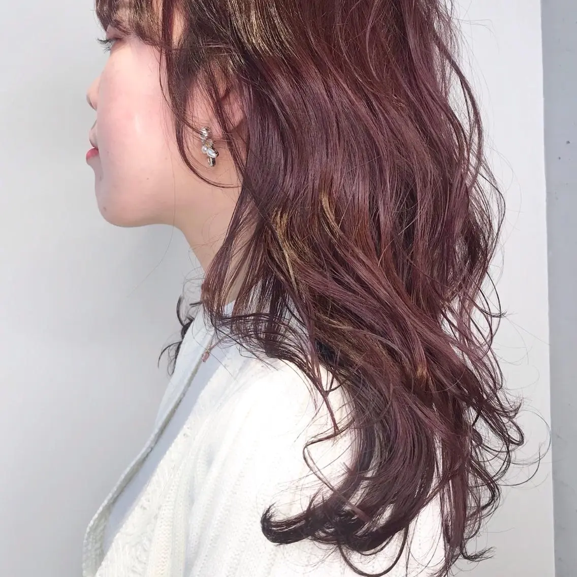 ロング ア イカのヘアスタイル