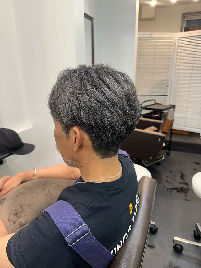 パーマ メンズ MOMO 💕💕のヘアスタイル