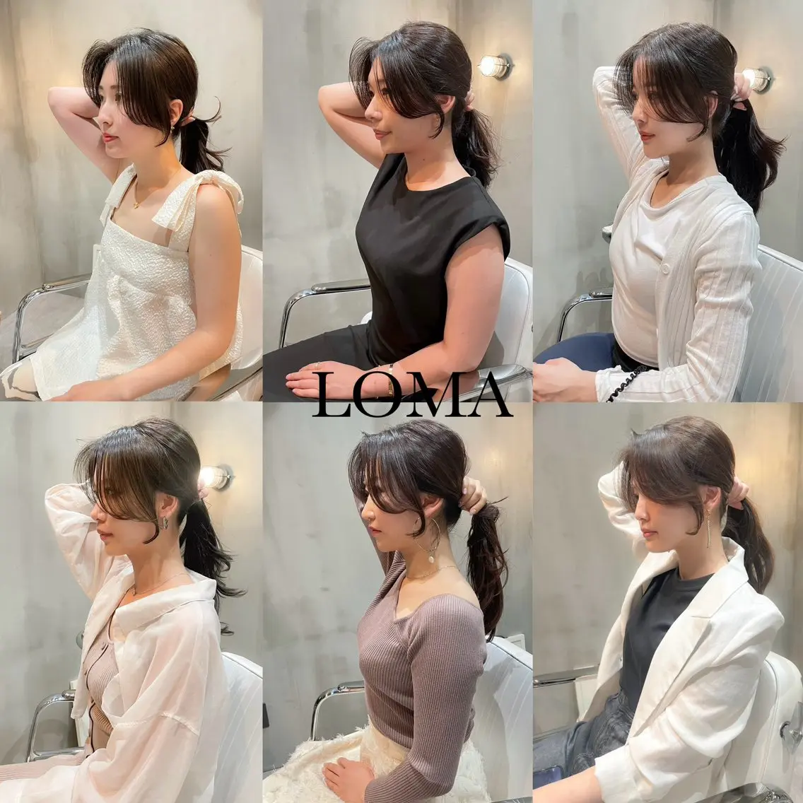 カット ヘアカラー トリートメント LOMA🇰🇷 銀座クボタのヘアスタイル