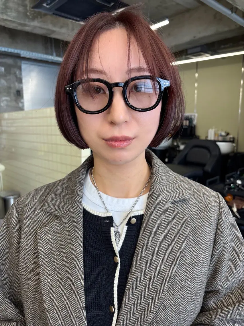 ショート カラー カット ヘアカラー トリートメント BELLA阿部野 TOMOMIのヘアスタイル