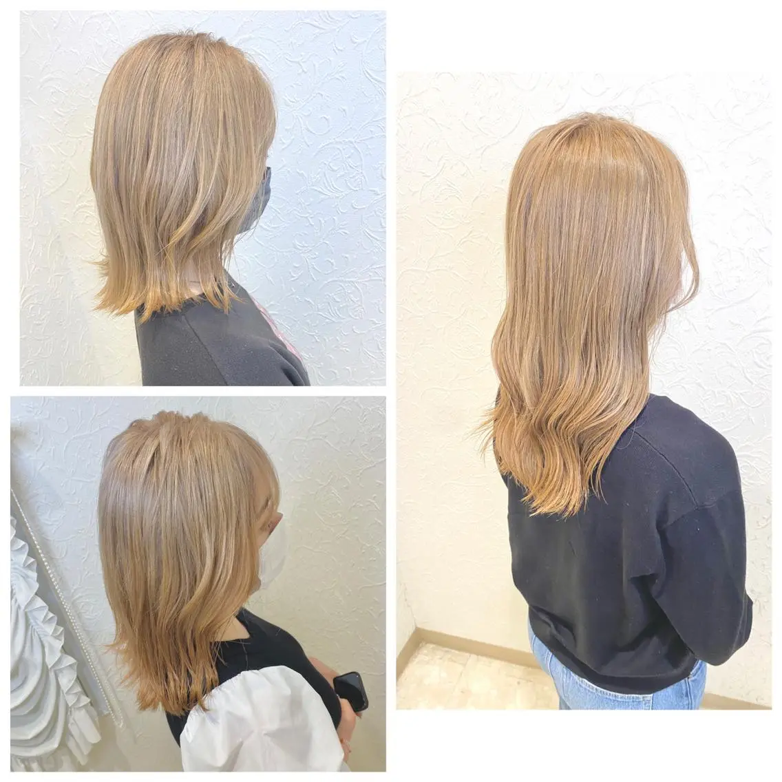 セミロング カット ヘアカラー トリートメント 【ブリーチ特化】 山崎 悠樹のヘアスタイル