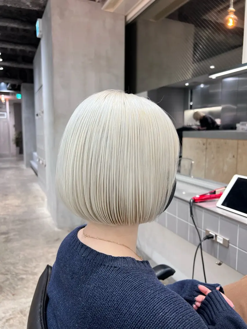 ショート プルエクステ エクステ ヘアカラー ブリーチ/エクステ/ grow渋谷のヘアスタイル