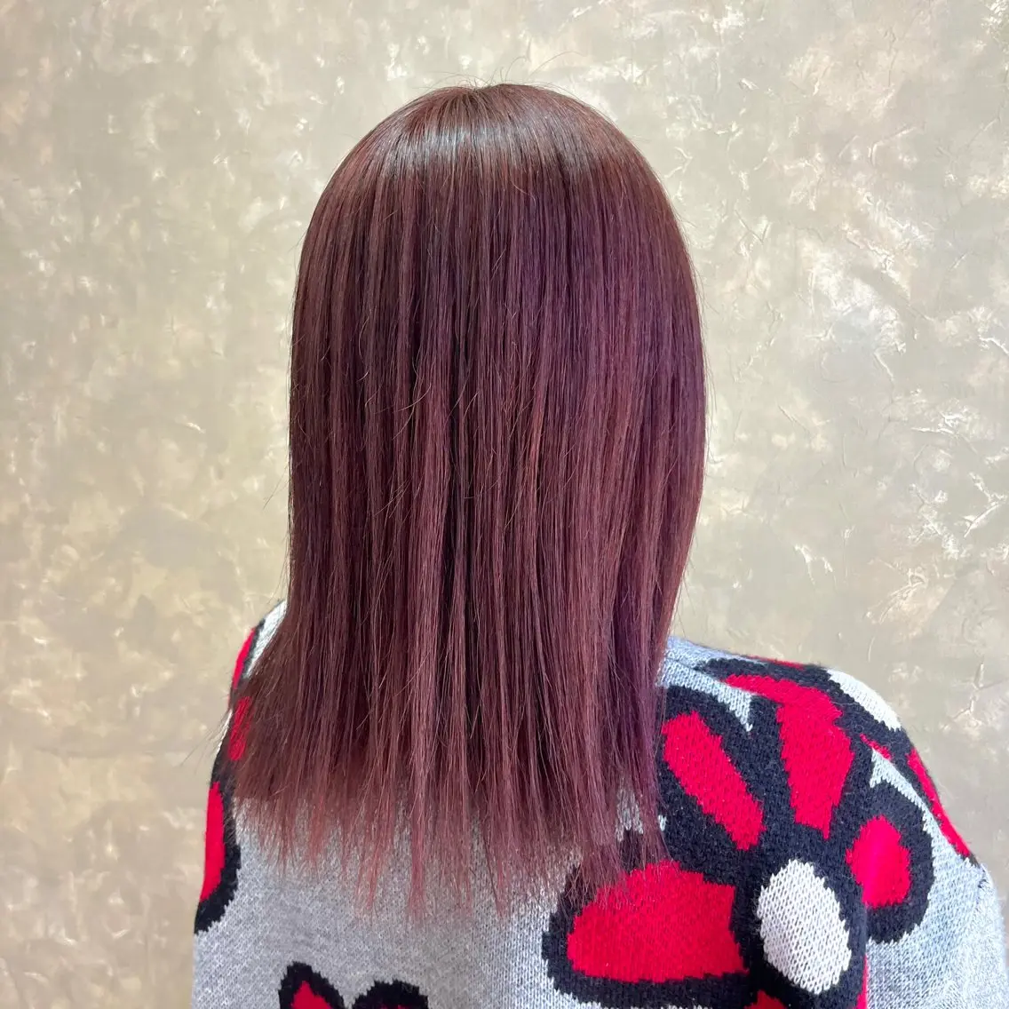 ミディアム カラー ブリーチ カット ヘアカラー 有田裕真 【ブリーチカラー】のヘアスタイル