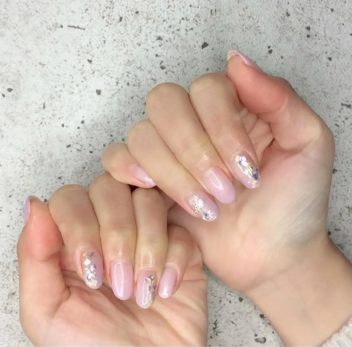 ミディアム カラー パーマ ヘアアレンジ メンズ キッズ ネイル マツエク・マツパ アイブロウ 成人式 グラデーションカラー ピンクカラー パープルカラー カラーマツエク ハンドネイル Salon Ｋのネイルデザイン