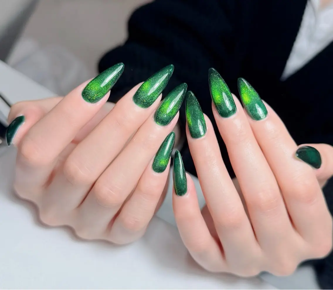 ネイル アートネイル フレンチネイル ジェルネイル 韓国ネイル マグネットネイル ハンドネイル Lenie Nail Okuboのネイルデザイン