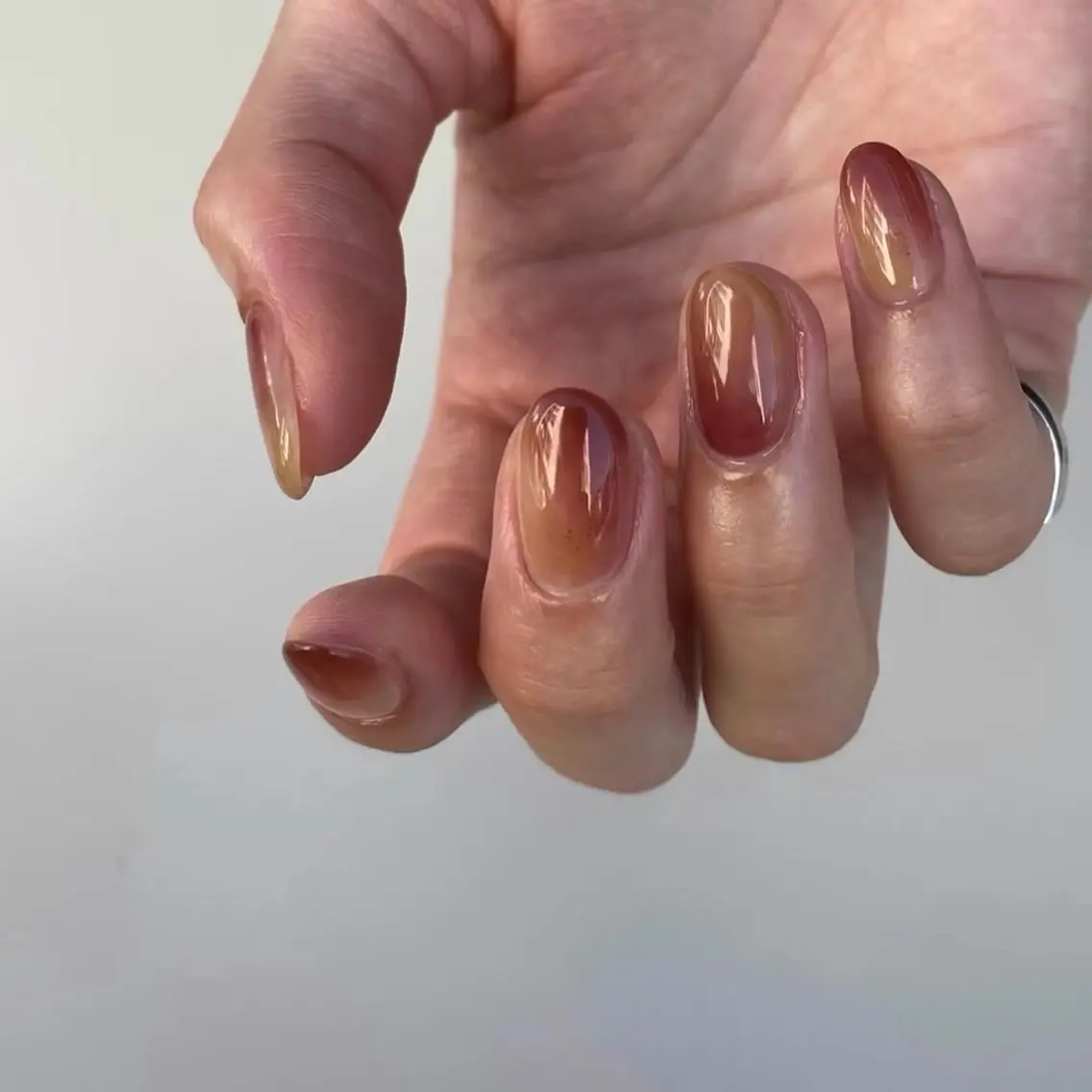 ネイル ニュアンスネイル ショートネイル ハンドネイル nail salon linoのネイルデザイン