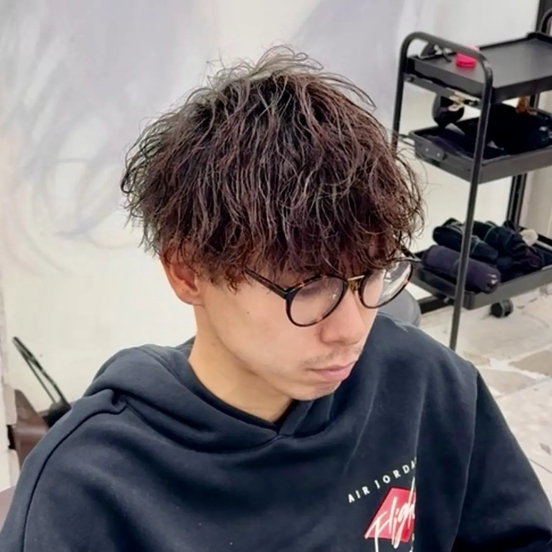 パーマ メンズ カット パーマ 🔥メンズパーマ特化 菅谷尚悠🔥のヘアスタイル