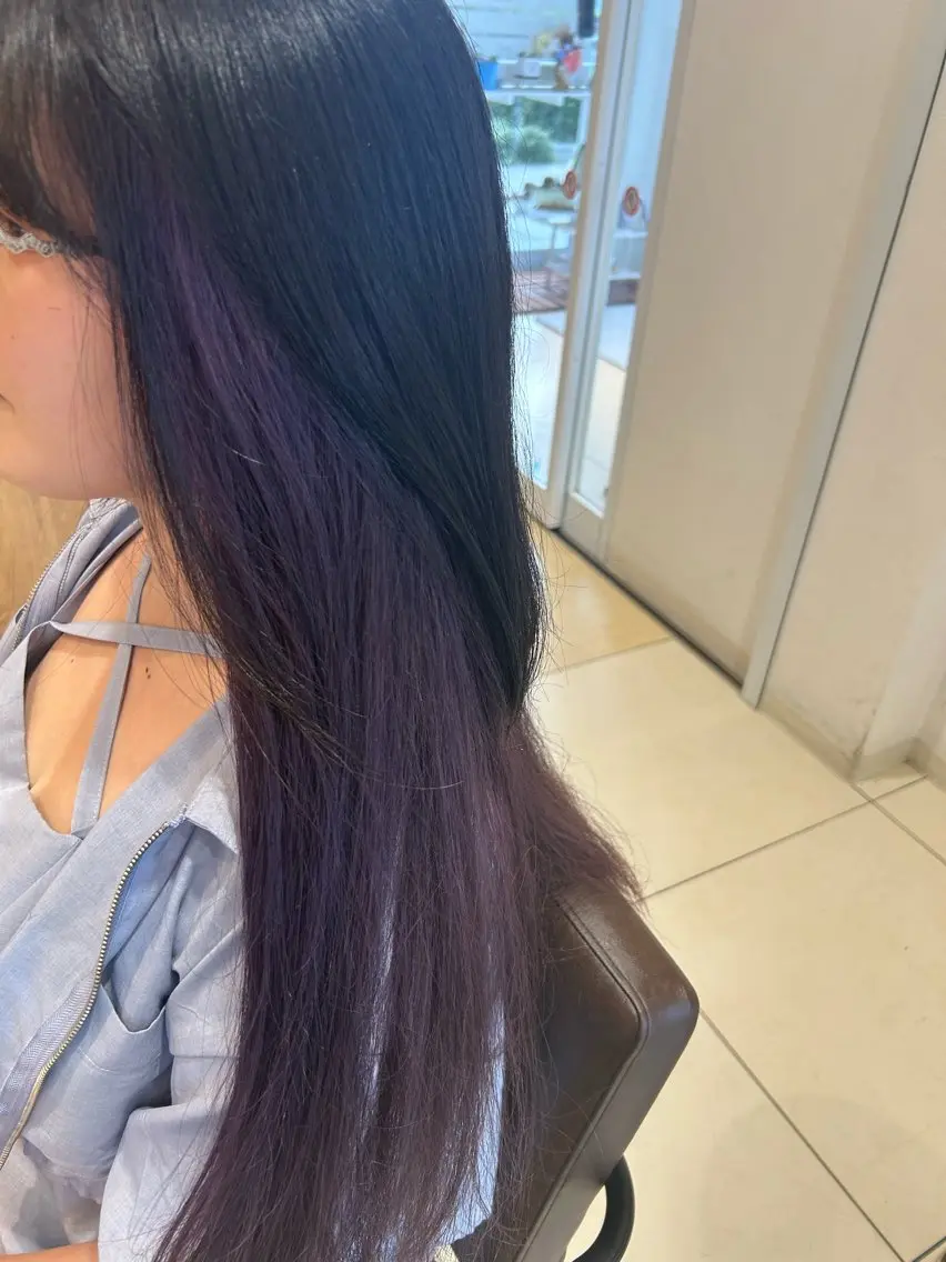 ロング カラー ヘアカラー earth天童店 Kurumiのヘアスタイル