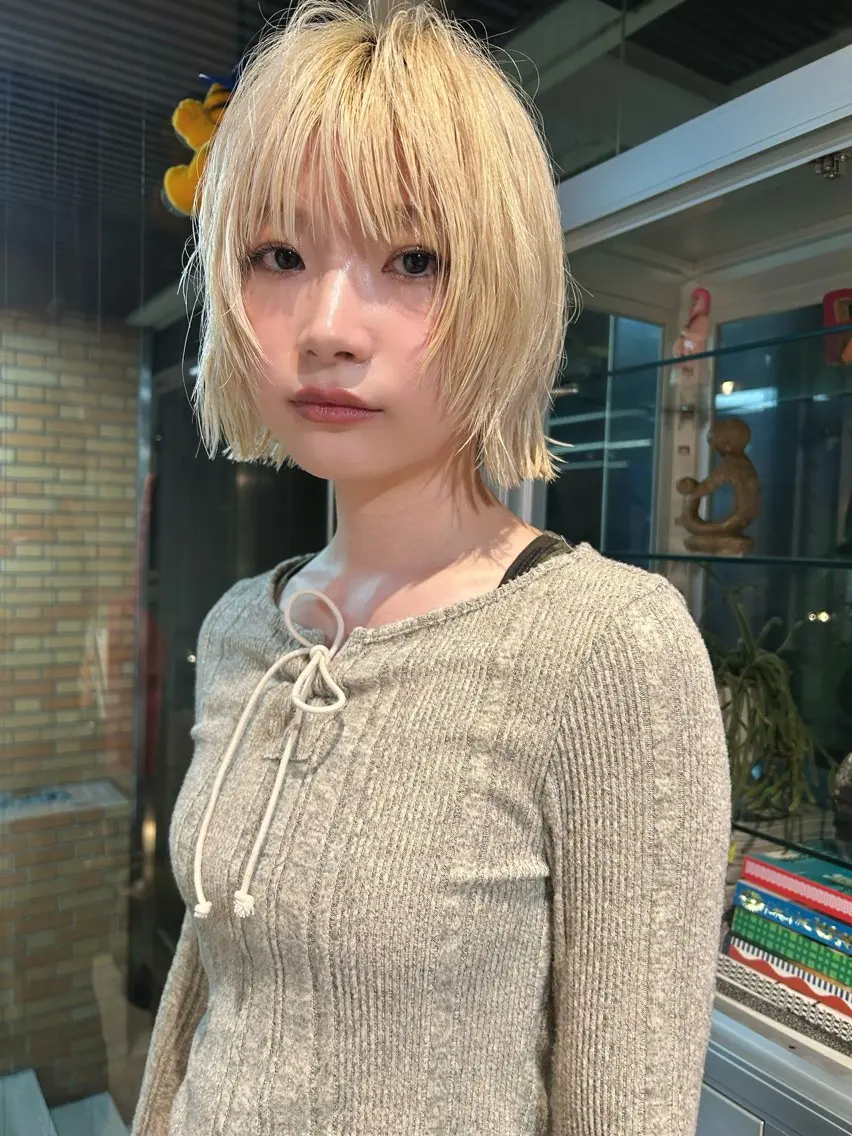 ショート カラー 似合わせカット カラー/心斎橋/メイのヘアスタイル