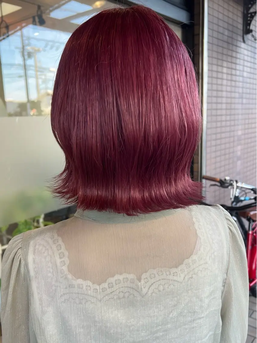 ショート ボブ くびれヘア カット HONOKA 似合わせカット/塚口のヘアスタイル