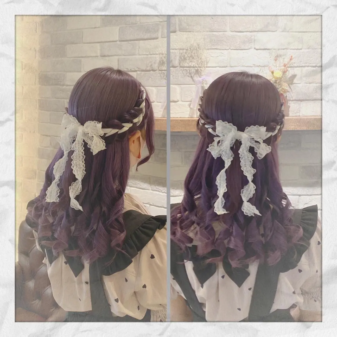 セミロング ヘアアレンジ ヘアセット ヘアセット/着付け 𓇼 まつもと𓇼のその他イメージ