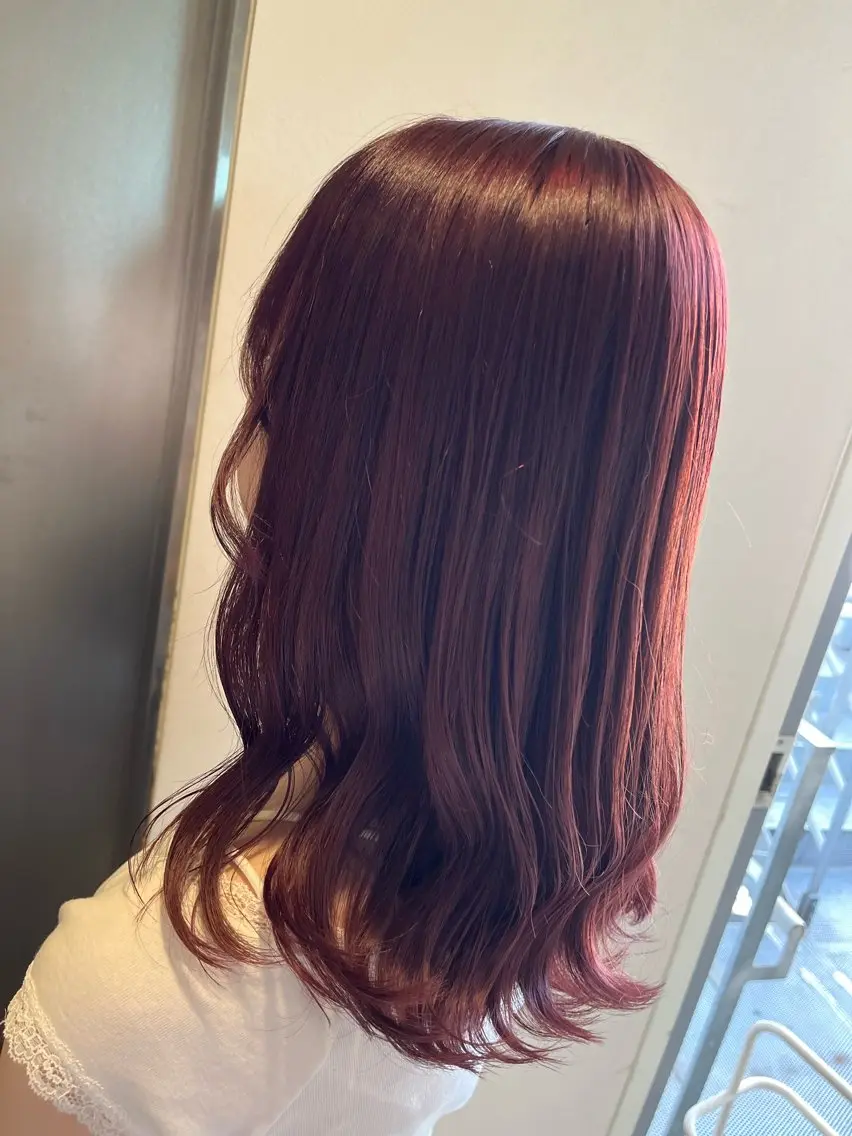 セミロング カット ヘアカラー トリートメント 顔まわり🤍小顔 カット🤍みさきのヘアスタイル