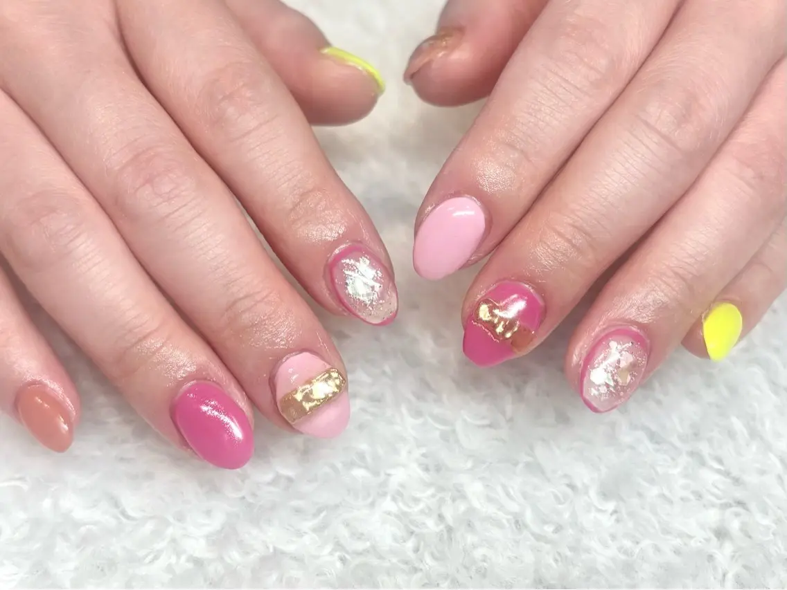 ネイル ハンドネイル 田中 梨奈のネイルデザイン