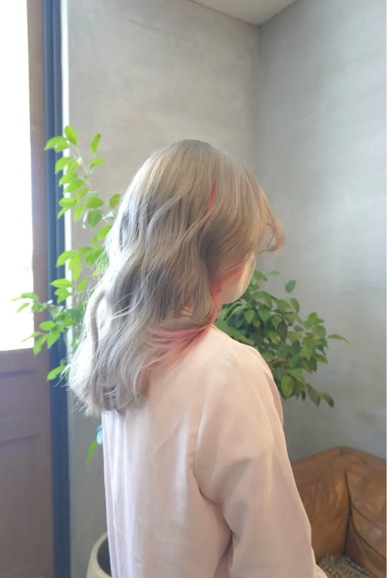 ロング カラー カット ヘアカラー トリートメント hale airiのヘアスタイル