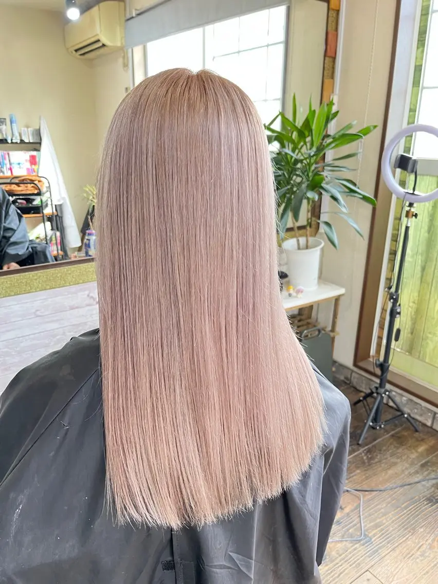 ミディアム カラー ヘアカラー 渡辺 健太のヘアスタイル