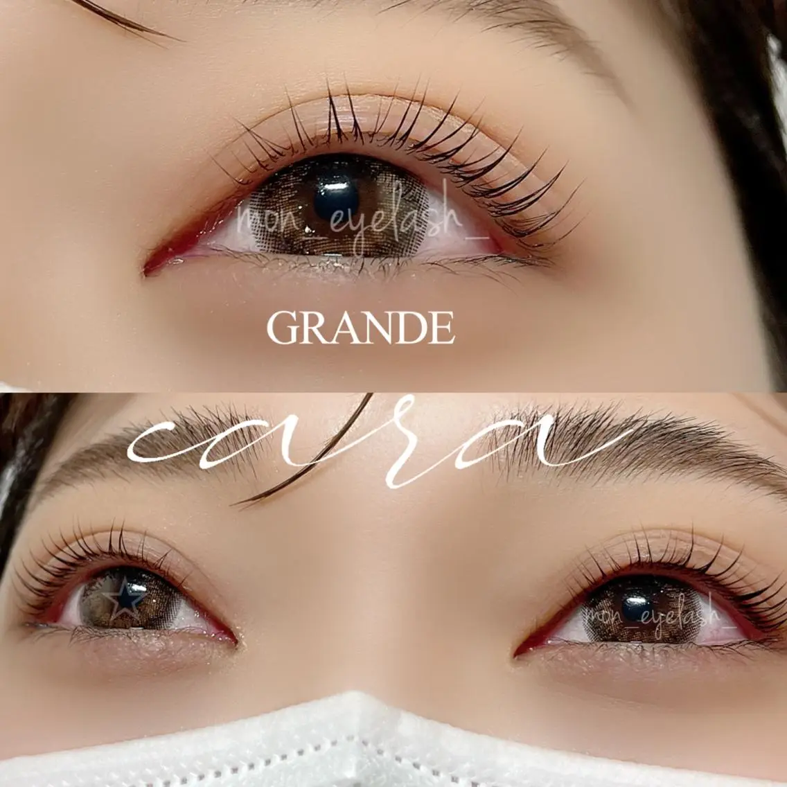 マツエク・マツパ アイブロウ パリジェンヌラッシュリフト マツパ GRANDEcara 栄 Miki🍀のマツエク・マツパデザイン