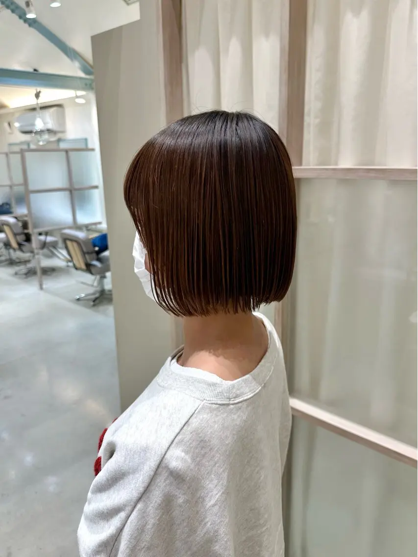 ショート ボブ N,SOL / 岩上 新大のヘアスタイル