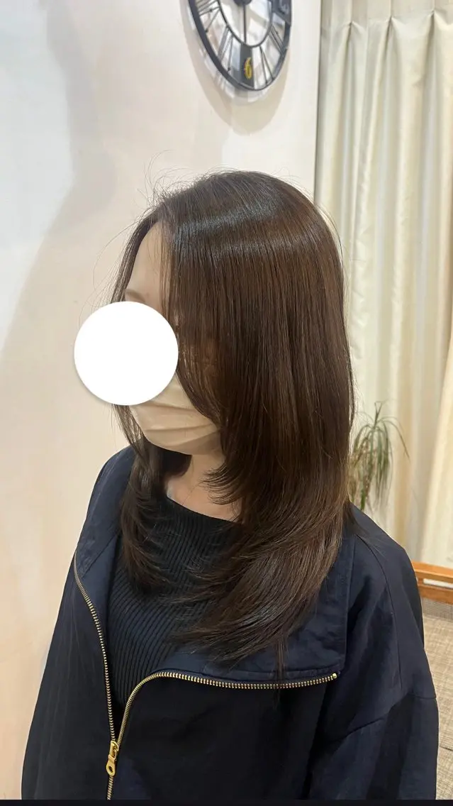 ロング レイヤーカット 東　　茉央/カラー/ パーマ🧸銀座のヘアスタイル