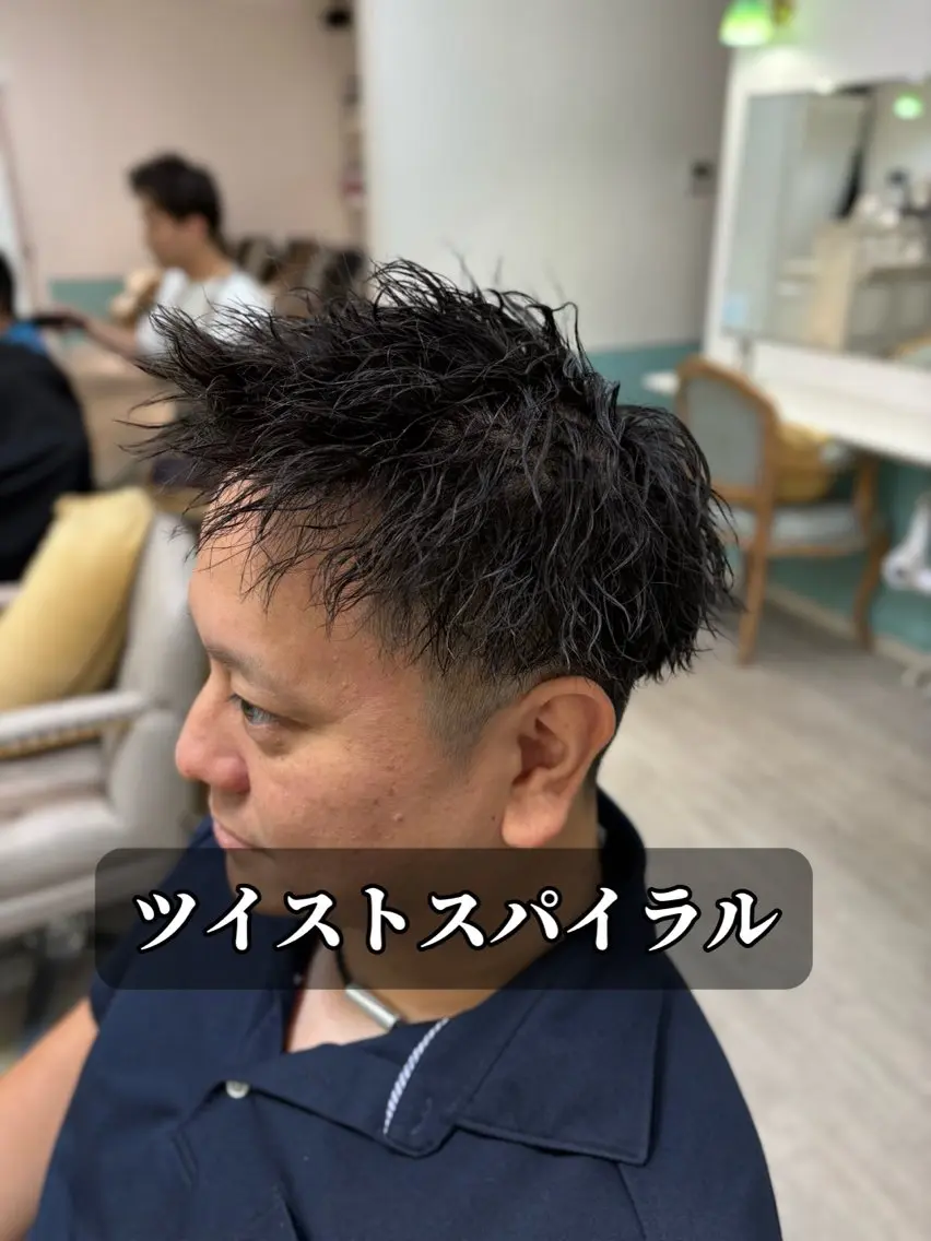 ショート パーマ メンズ メンズ韓国風 マッシュ メンズパーマ 韓国風ヘア 似合わせカット 【メンズ専門】 髙橋琉偉のヘアスタイル