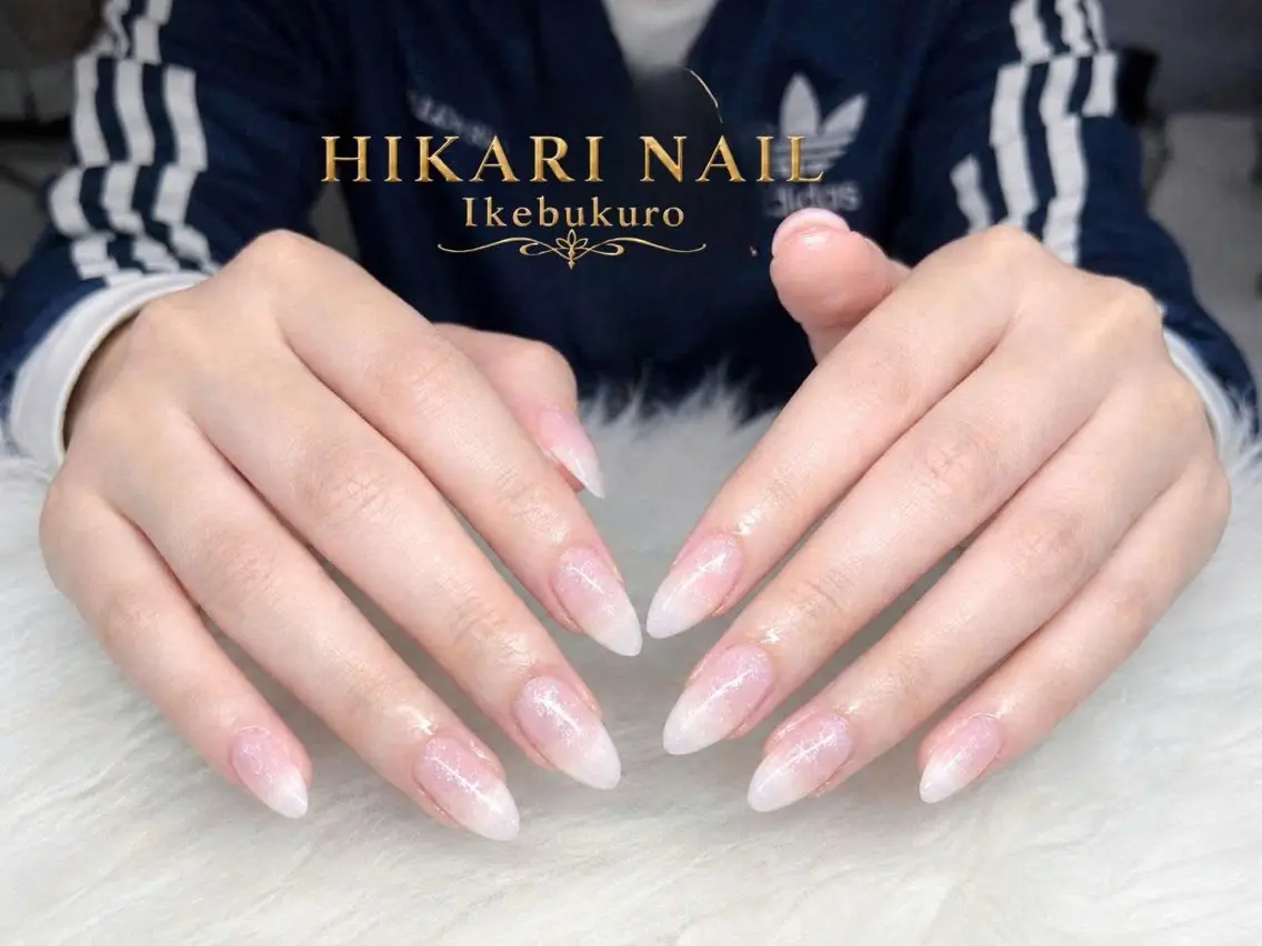 ネイル チークネイル 長さ出し フレンチネイル ガーリー ハロウィン ハンドネイル HikariNail Ikebukuroのネイルデザイン