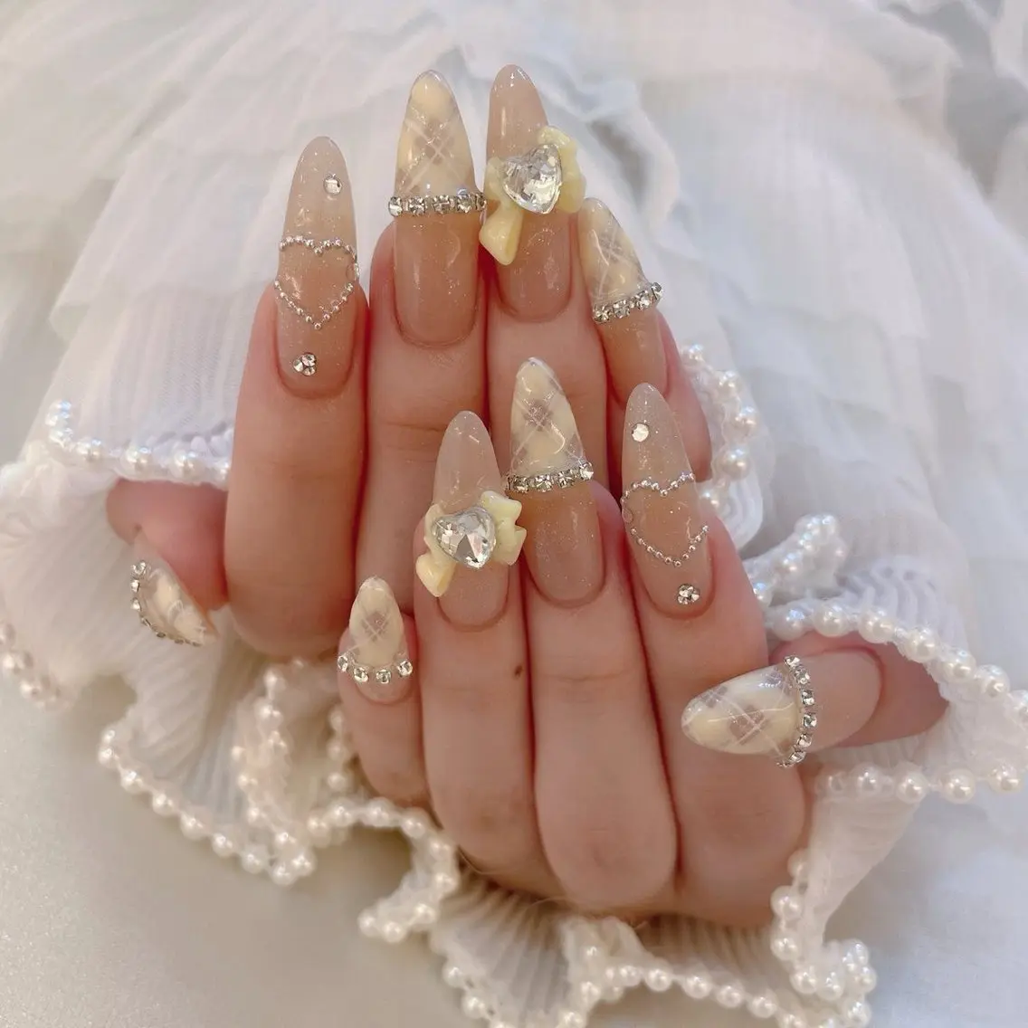 ネイル チークネイル フットネイル フレンチネイル グラデーション 韓国ネイル YUKI NAILのネイルデザイン