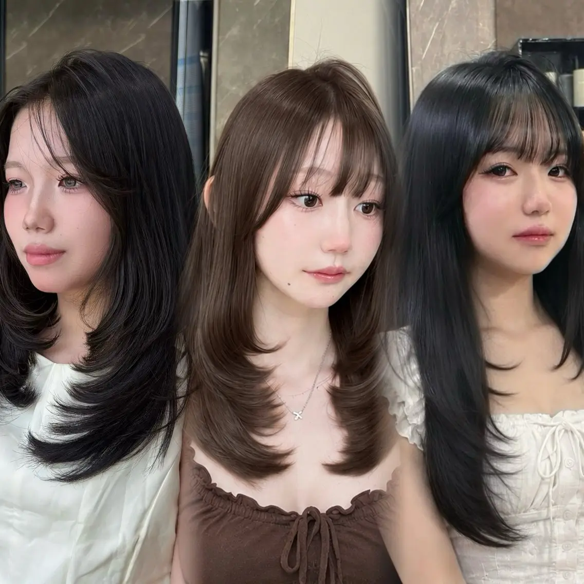 ロング 韓国レイヤー×艶 カラー/coco🩰のヘアスタイル